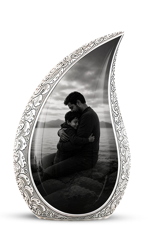 Personalized Father Cremation Urn - Memorial Tribute Urns For Fathers