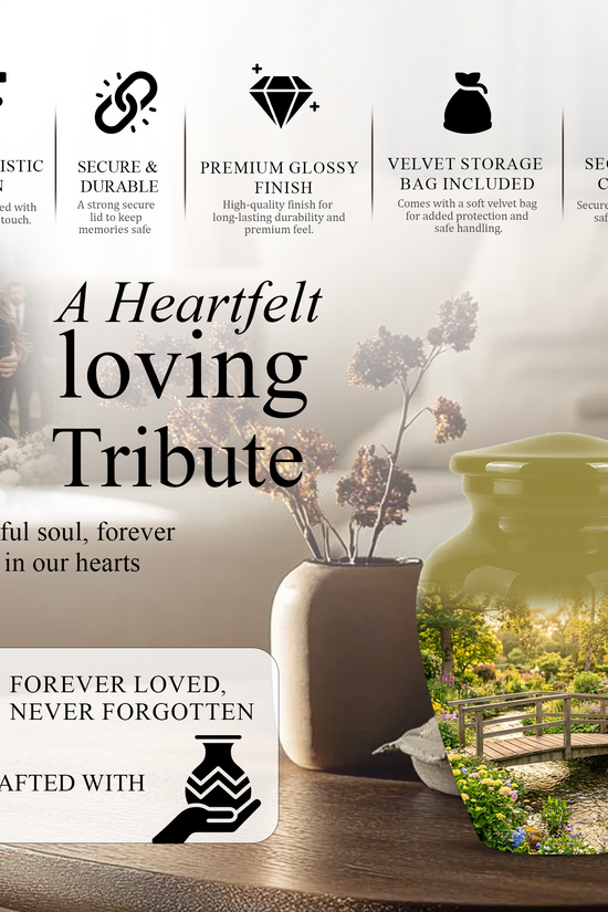 Beautiful Cremation Urns For Nature Lovers - Bridge Scenic Burial Urns