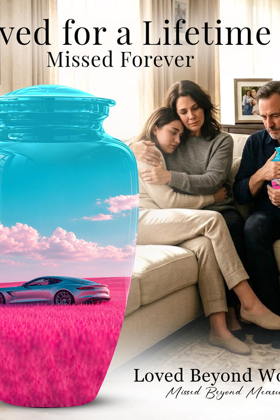 Personalized Sports Car Funeral Urn - Elegant Urns For Car Enthusiast