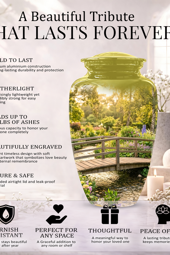 Beautiful Cremation Urns For Nature Lovers - Bridge Scenic Burial Urns
