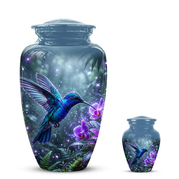 10 inch Large Urn with 1 Keepsake 3 inch