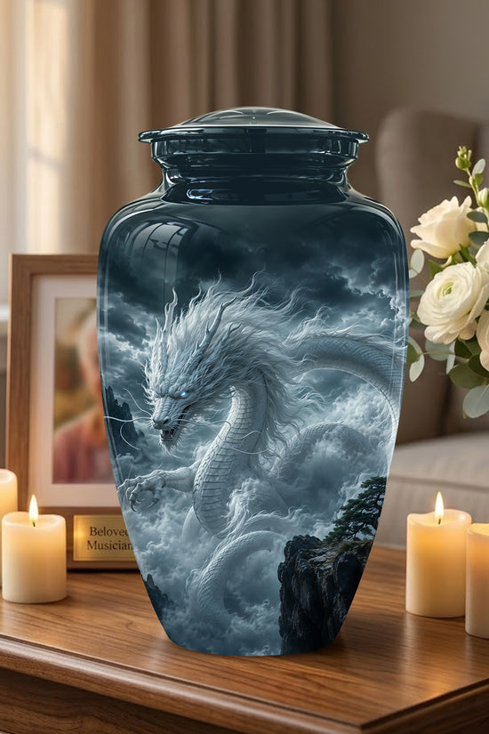 Dragon Cremation Urn = Custom Artistic Adult Memorial Urns For Ashes