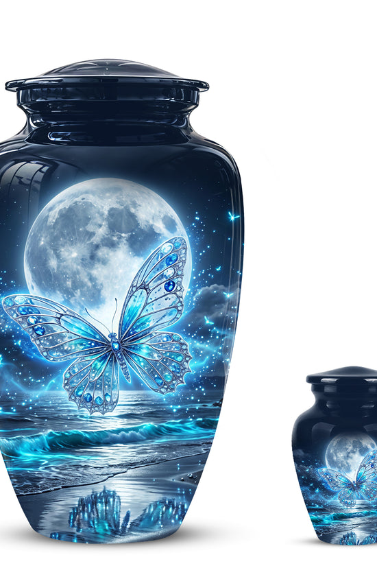 Beautiful Butterfly Burial Urn - Custom Memorial Urns For Women Ashes