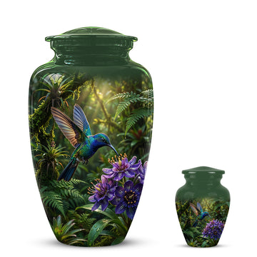 10 inch Large Urn with 1 Keepsake 3 inch