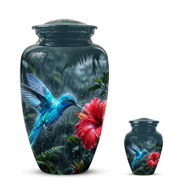 10 inch Large Urn with 1 Keepsake 3 inch