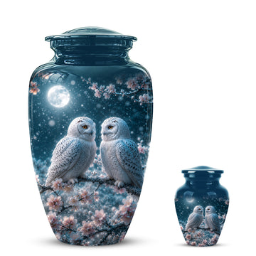 10 inch Large Urn with 1 Keepsake 3 inch