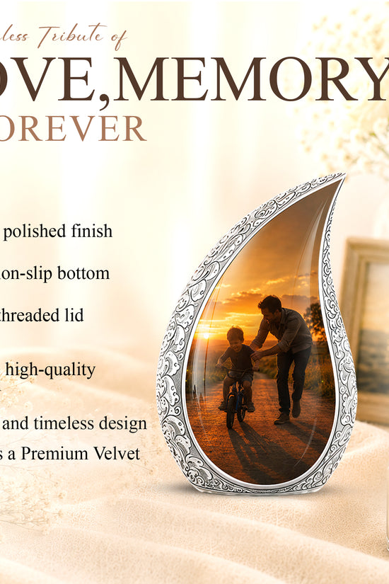 Father & Son Themed Urn - Handcrafted Custom Memorial Urns For Ashes
