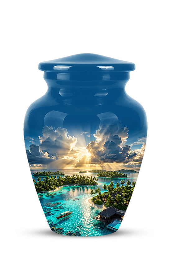 Beach Cremation Urn - Personalized Adult Urns For Human Ashes