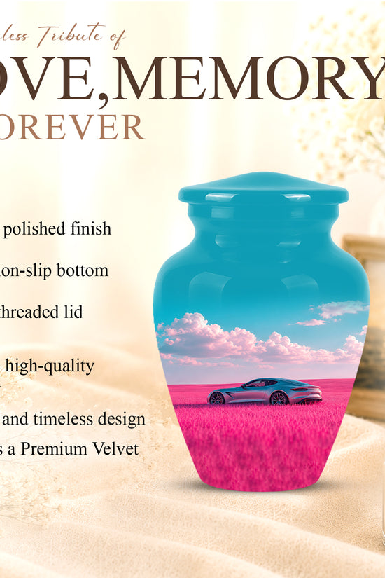 Personalized Sports Car Funeral Urn - Elegant Urns For Car Enthusiast