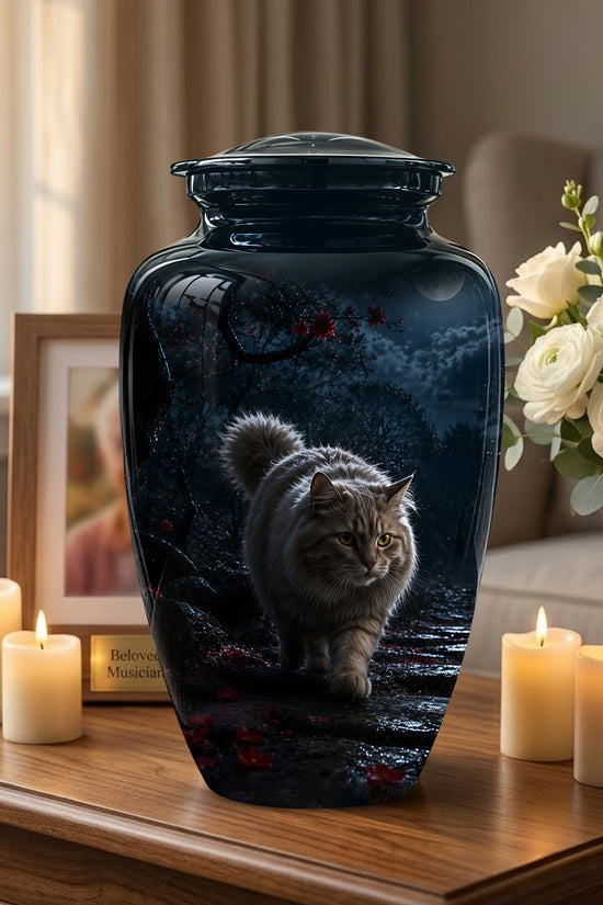 Custom Cat Cremation Urn - Handcrafted Pet Memorial Urns For Ashes