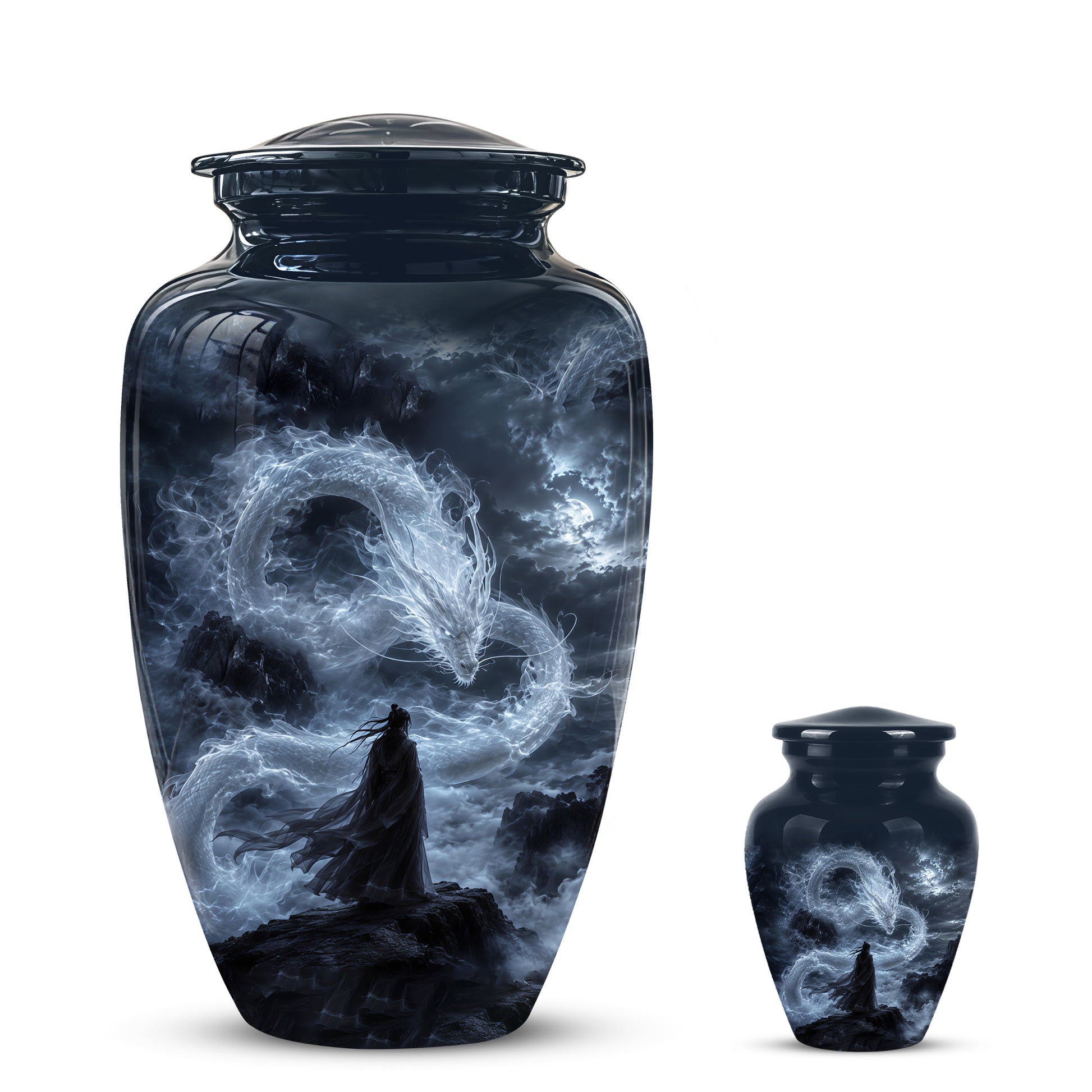Dragon Cremation Urn - Mythical Dragon Memorial Urns For Human Ashes