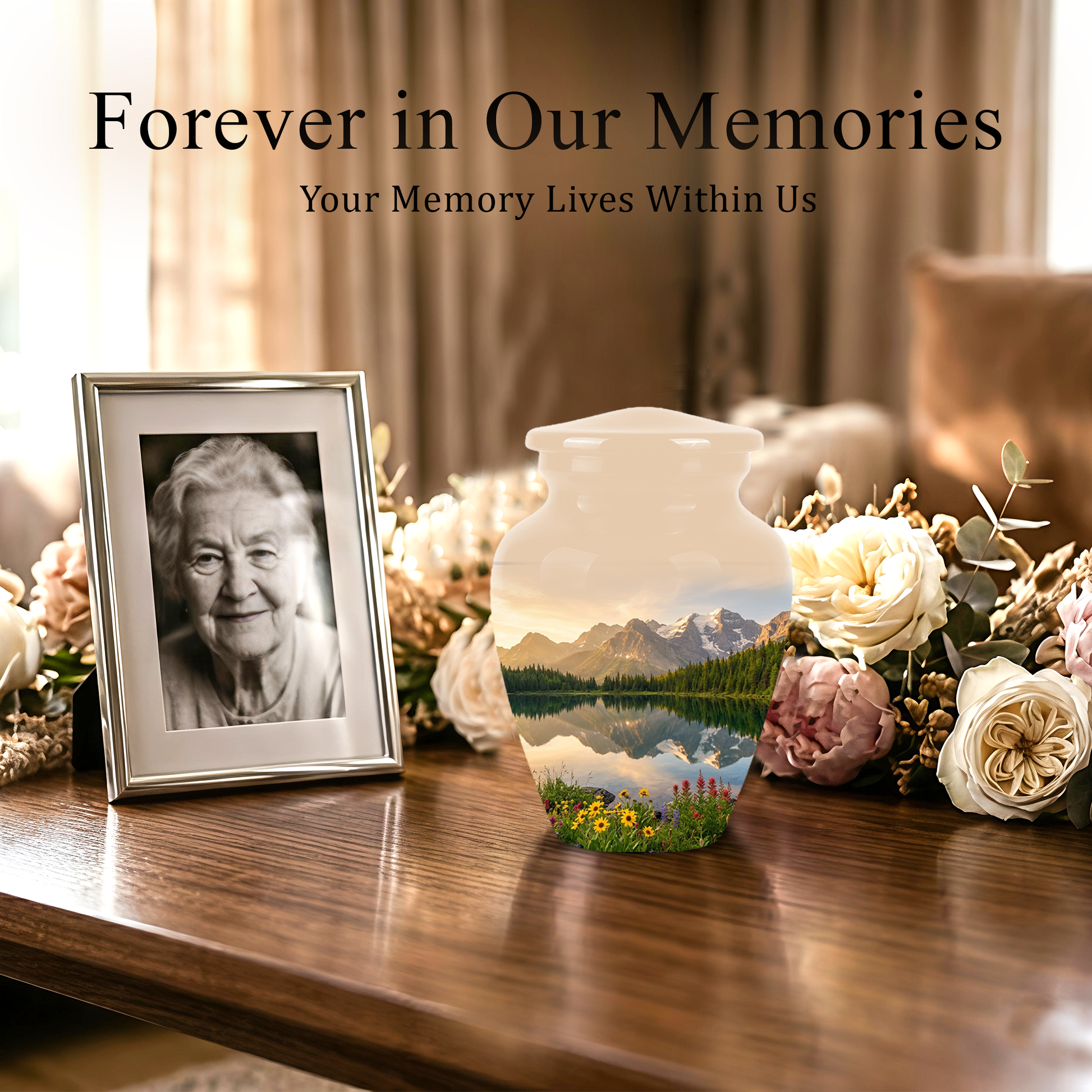 Mountain Cremation Urns For Ashes - Beautiful Funeral Urns For Nature Lovers