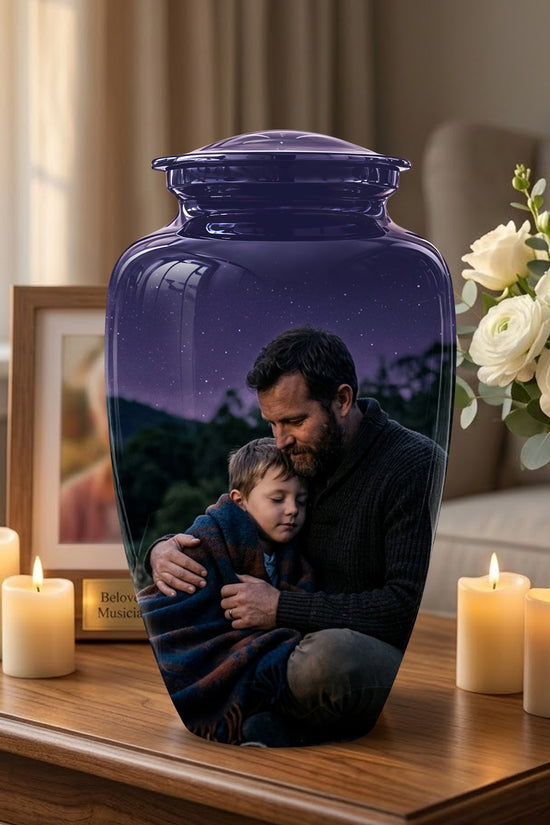 Father & Son Eternal's Love - Personalized Memorial Urns For Loved Ones Ashes