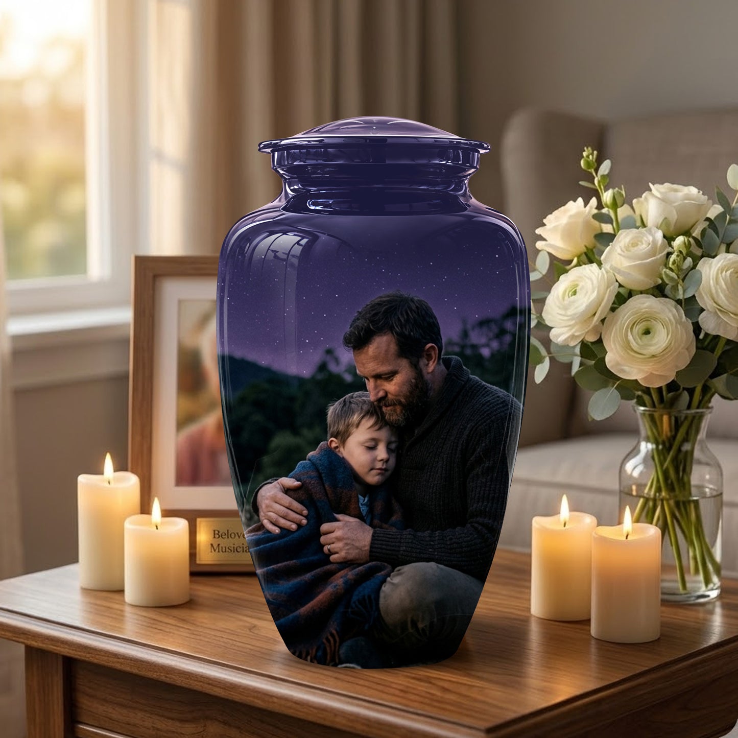 Father & Son Eternal's Love - Personalized Memorial Urns For Loved Ones Ashes