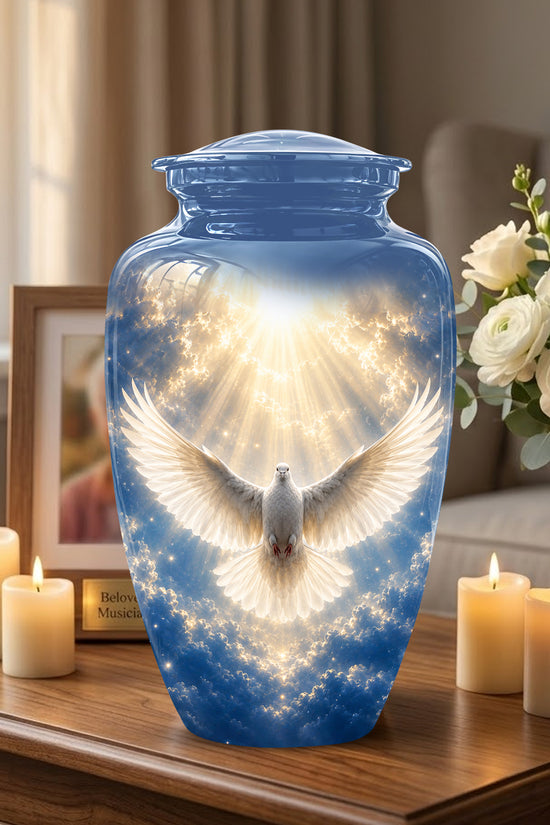 White Dove Cremation Urn - Beautifully Handcrafted Urns For Ashes