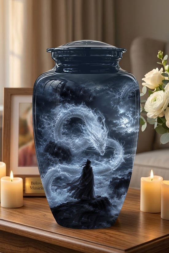 Dragon Cremation Urn - Mythical Dragon Memorial Urns For Human Ashes