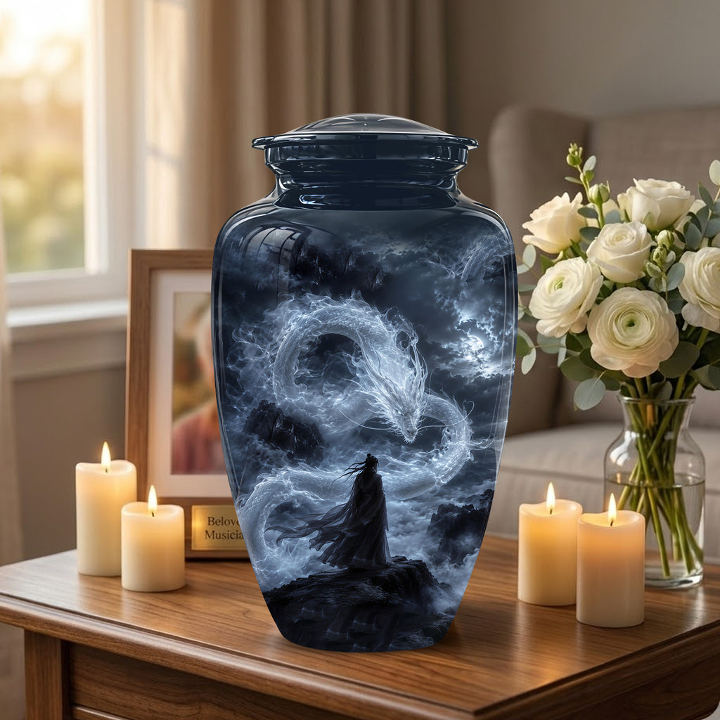 Dragon Cremation Urn - Mythical Dragon Memorial Urns For Human Ashes