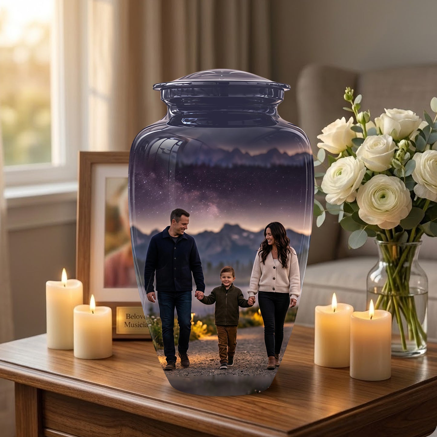 Father, Son & Mother Memorial Urn - Beautiful Tribute Urns For Loved Ones