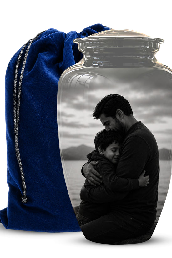 Personalized Father Cremation Urn - Memorial Tribute Urns For Fathers