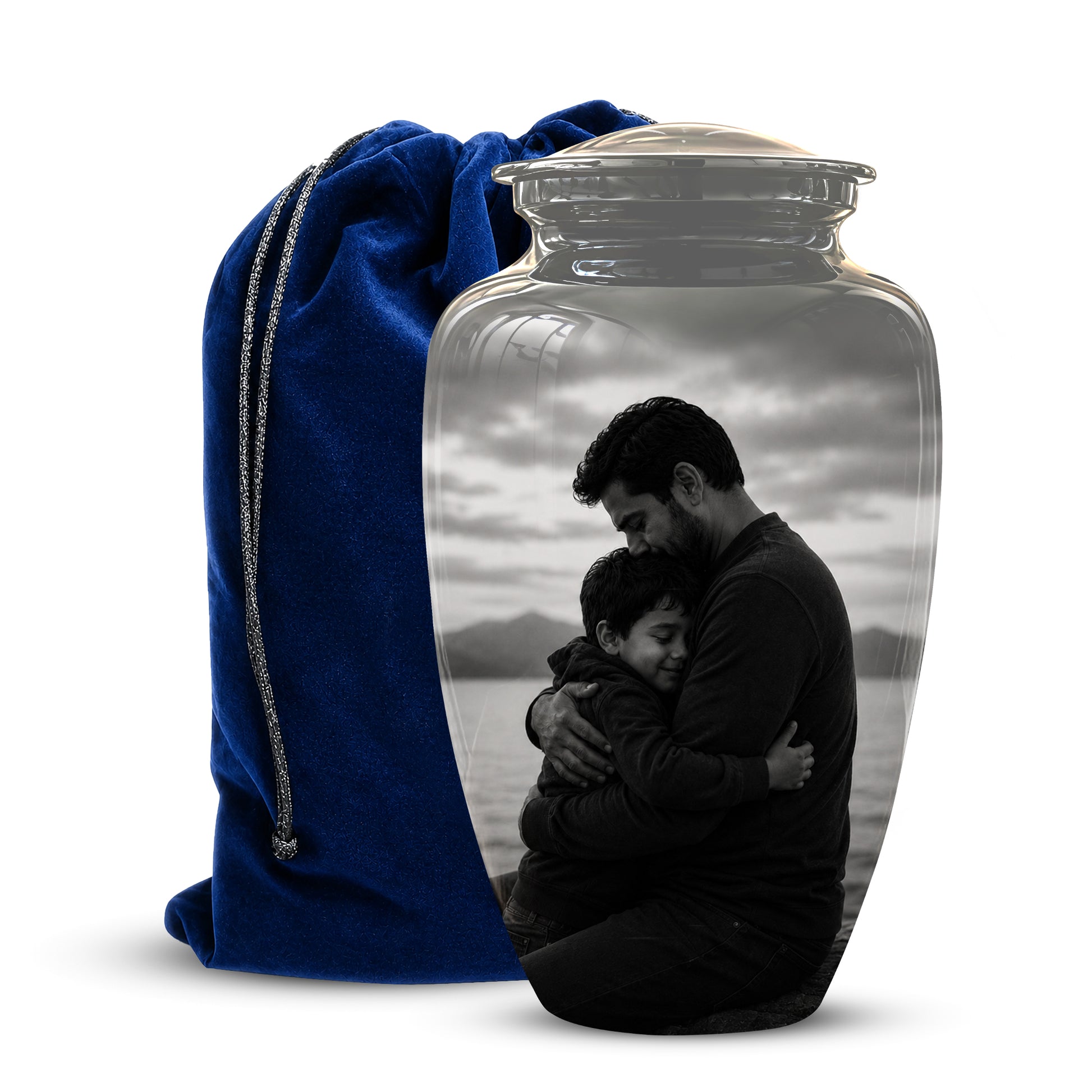 Personalized Father Cremation Urn - Memorial Tribute Urns For Fathers