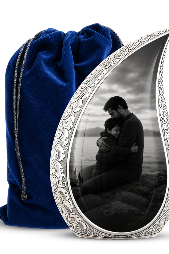 Personalized Father Cremation Urn - Memorial Tribute Urns For Fathers