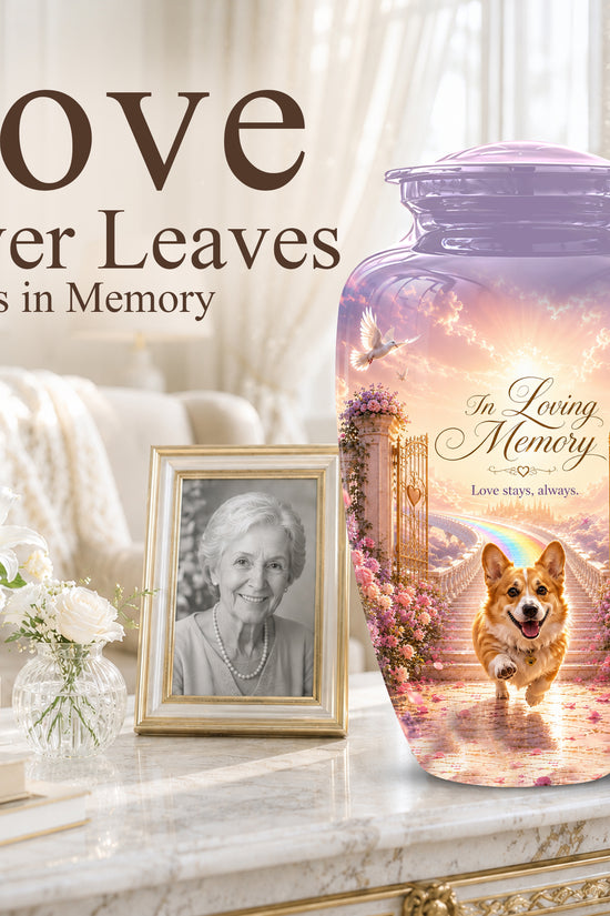 Pet Dog Memorial Urn – Personalized Dog Cremation Urn for Pets Ashes