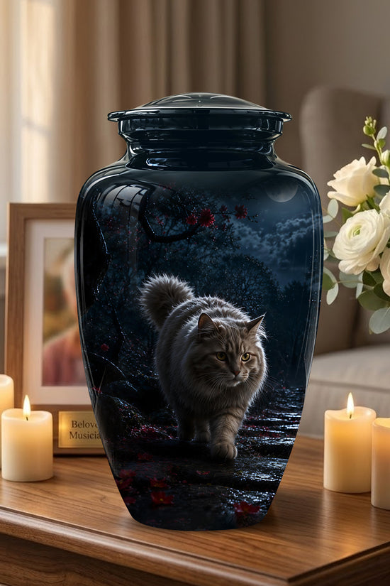 Custom Cat Cremation Urn - Handcrafted Pet Memorial Urns For Ashes