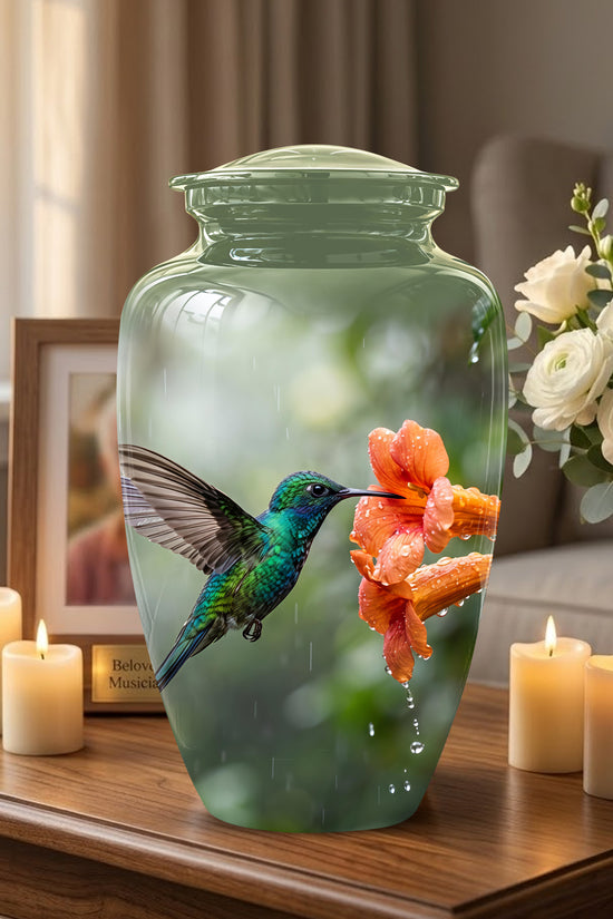 Hummingbird Memorial Urn for Ashes – Nature Inspired Design On Sale