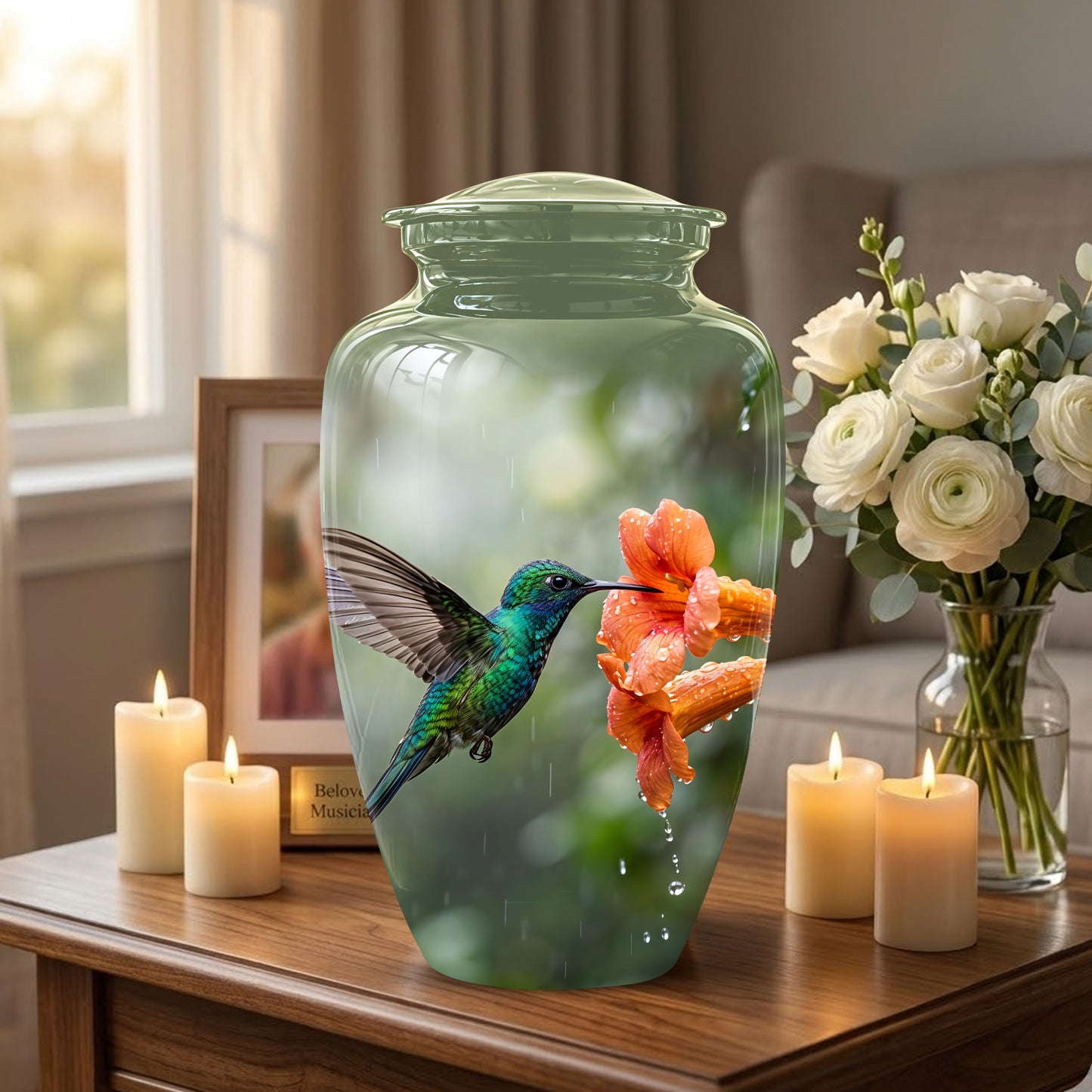 Hummingbird Memorial Urn for Ashes – Nature Inspired Design On Sale