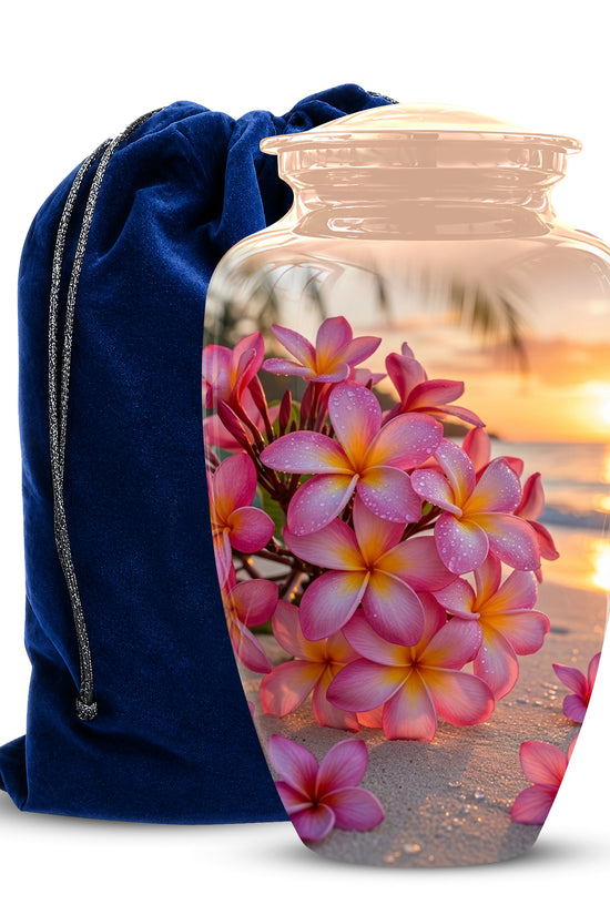 Personalized Flower Cremation Urn - Premium Adult Memorial Urn On Sale