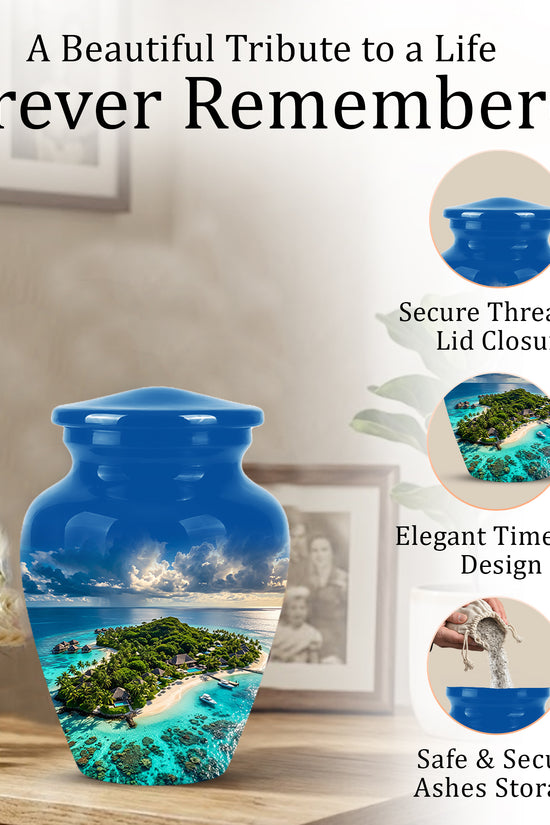 Beach Urns For Human Ashes - Custom Eternal Peaceful Tribute Urns