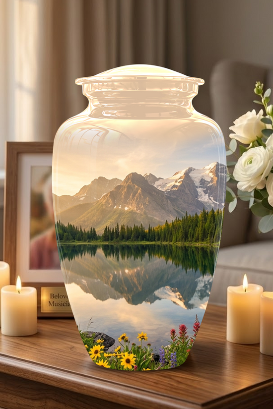 Mountain Cremation Urns For Ashes - Beautiful Funeral Urns For Nature Lovers