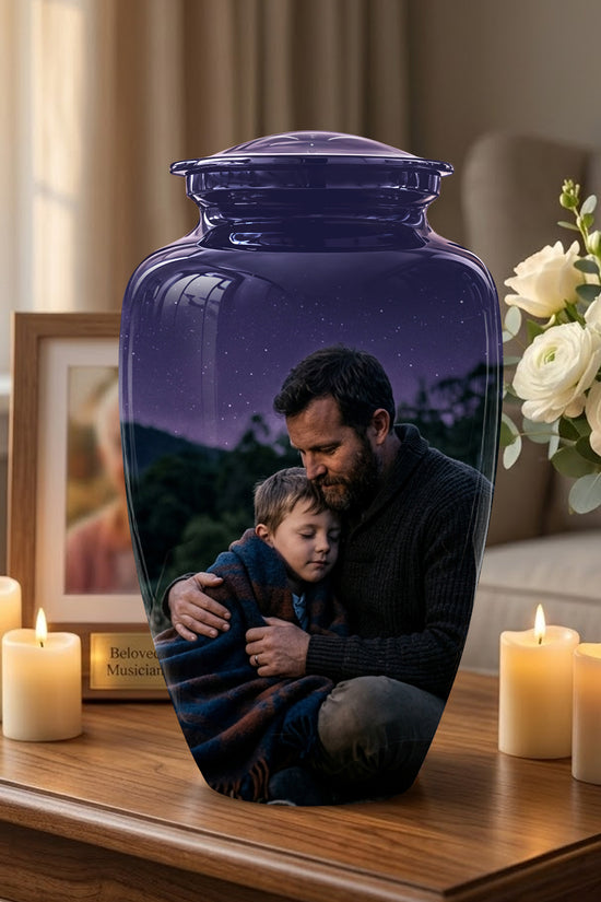 Father & Son Eternal's Love - Personalized Memorial Urns For Loved Ones Ashes