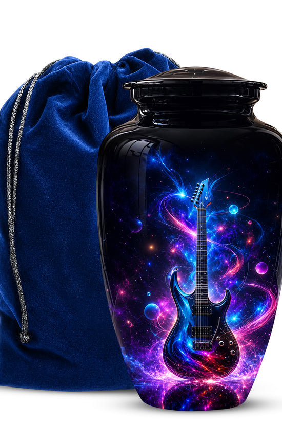 Electric Guitar Cremation Urn - Guitar Memorial Urns For Music Lovers