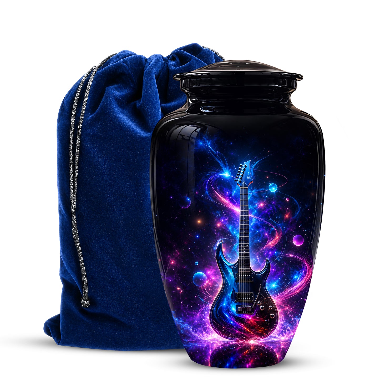 Electric Guitar Cremation Urn - Guitar Memorial Urns For Music Lovers