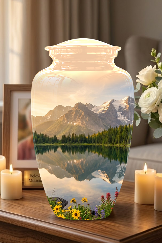 Mountain Cremation Urns For Ashes - Beautiful Funeral Urns For Nature Lovers
