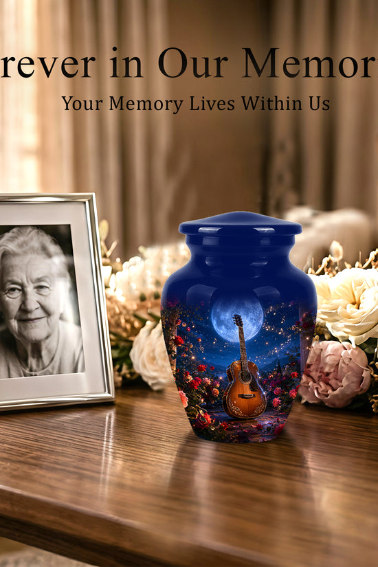 Guitar Memorial Urn - Personalized Cremation Urns For Men&Women Ashes