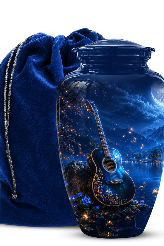 Acoustic Guitar Cremation Urn - Custom Guitar Urns For Human Ashes