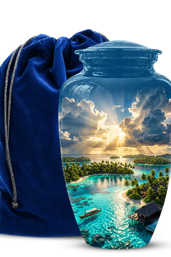 Beach Cremation Urn - Personalized Adult Urns For Human Ashes
