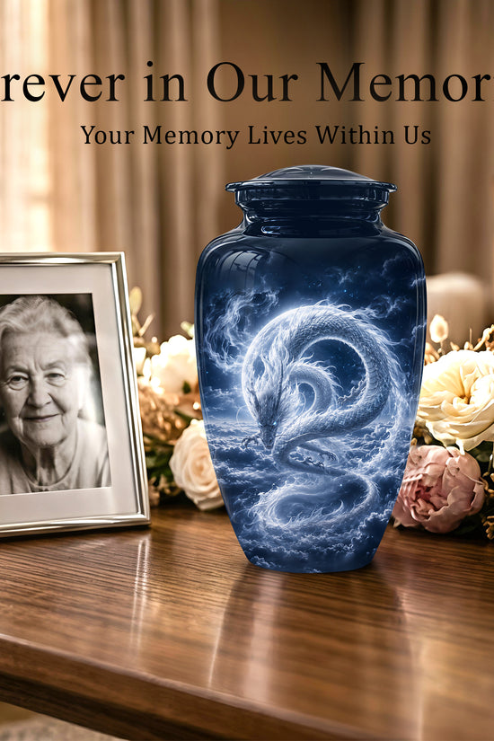 Dragon Cremation Urn - Unique Custom Memorial Urn For Human Ashes