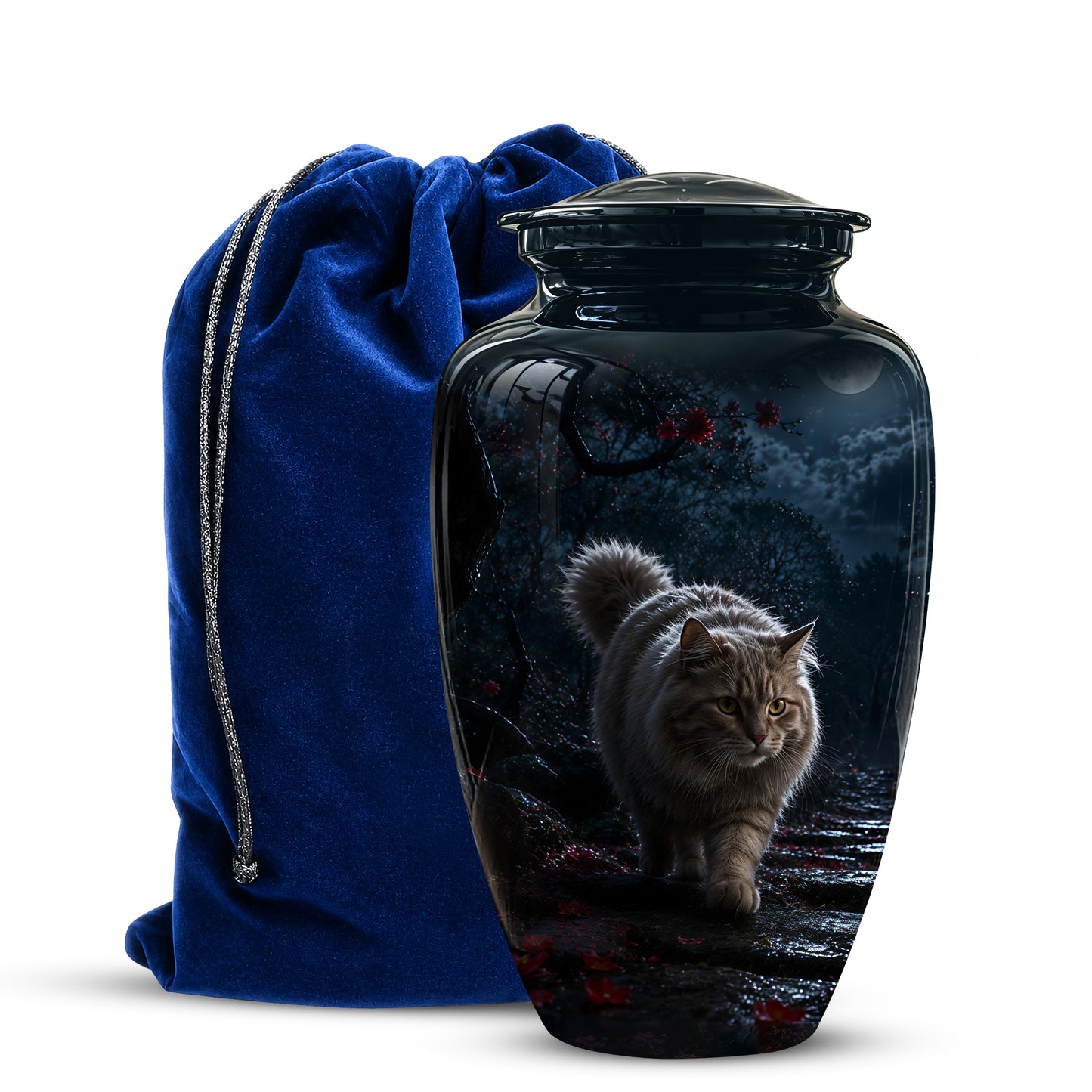 Custom Cat Cremation Urn - Handcrafted Pet Memorial Urns For Ashes