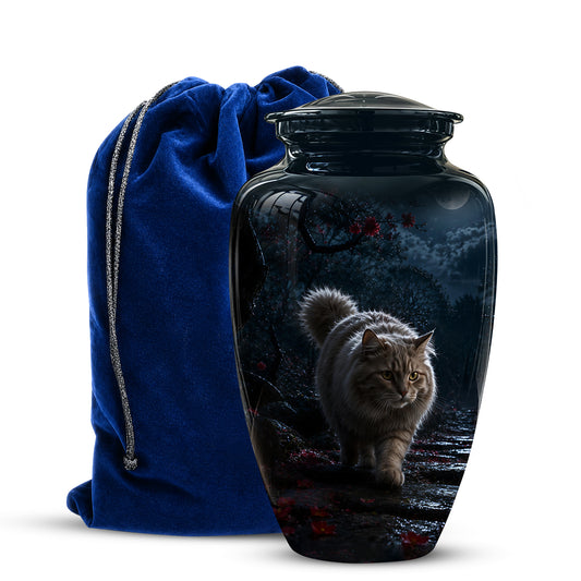 Custom Cat Cremation Urn - Handcrafted Pet Memorial Urns For Ashes