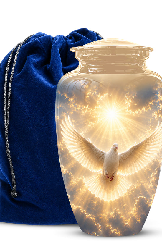 Flying Dove Cremation Urn - Custom Handcrafted Urn For Human Ashes