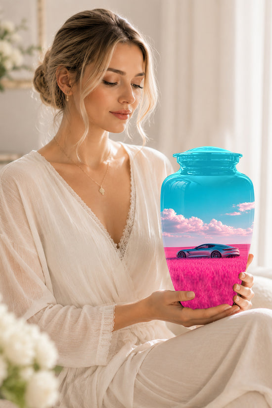 Personalized Sports Car Funeral Urn - Elegant Urns For Car Enthusiast