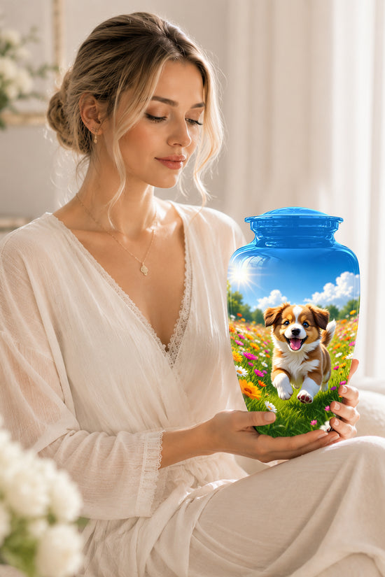 Personalized Dog Cremation Urn - Handcrafted Memorial Urns For Pet Ashes