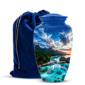 Beach Themed Cremation Urn - Personalized Burial Urns For Human Ashes