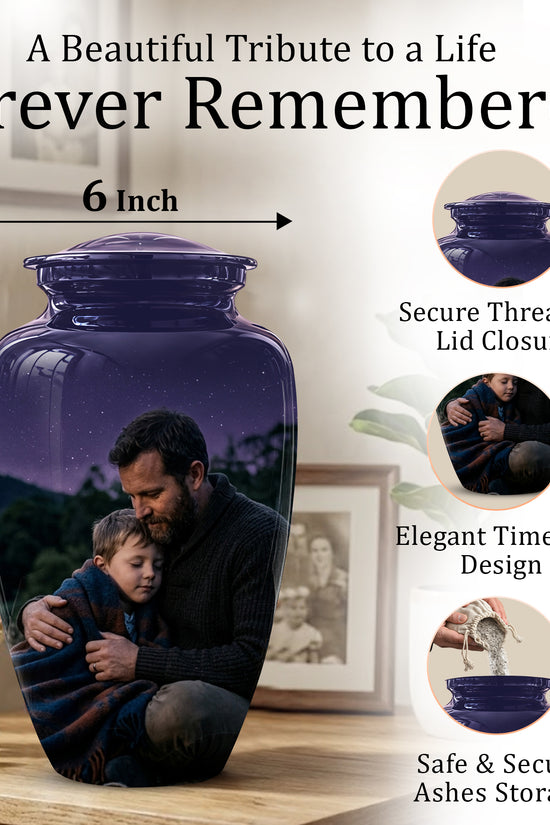 Father & Son Eternal's Love - Personalized Memorial Urns For Loved Ones Ashes