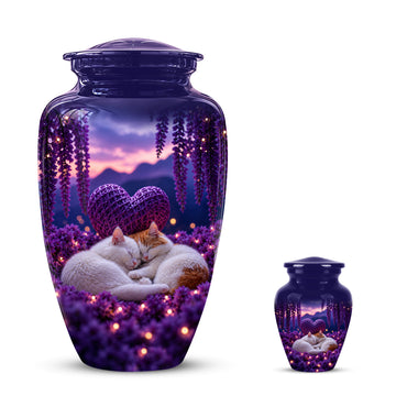 10 inch Large Urn with 1 Keepsake 3 inch