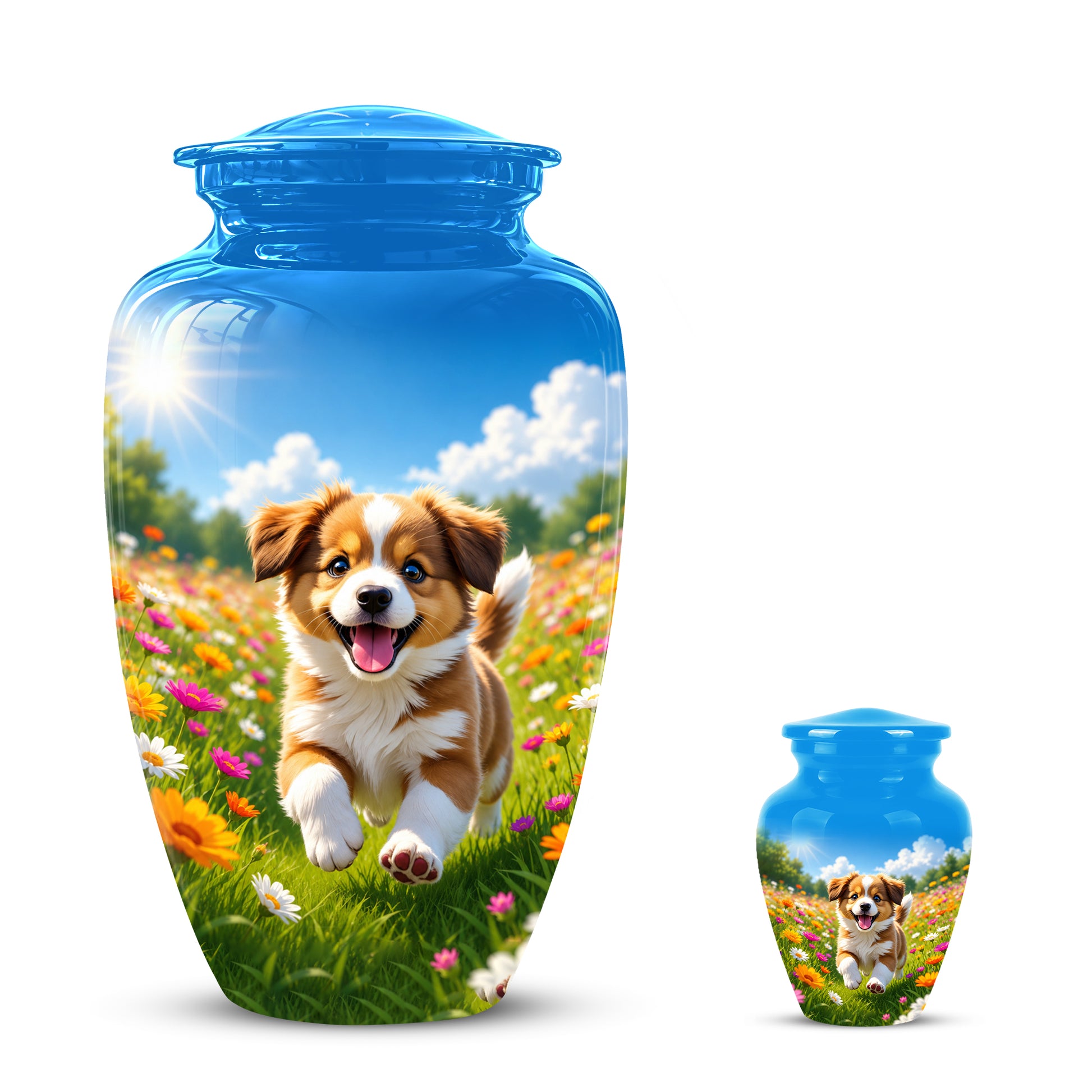 Personalized Dog Cremation Urn - Handcrafted Memorial Urns For Pet Ashes