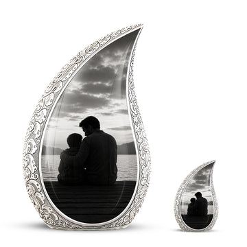 10 inch Large Urn with 1 Keepsake 3 inch